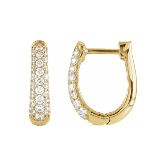 Sasha Lab Grown Diamond Hoop Earrings