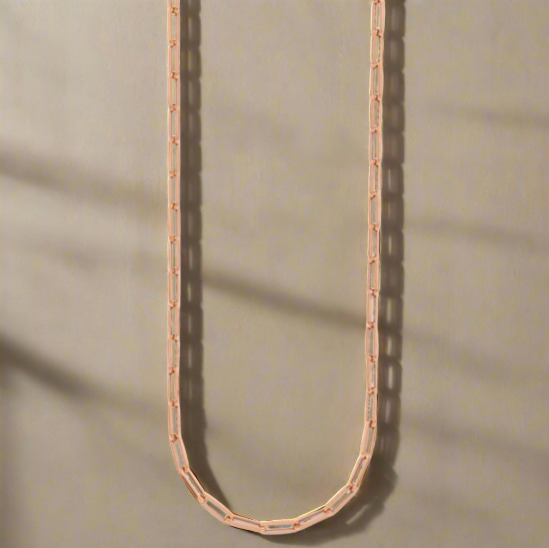 Gold Paperclip Chain