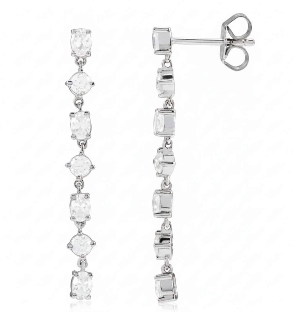 Estelle Lab Grown Diamond Drop Earrings