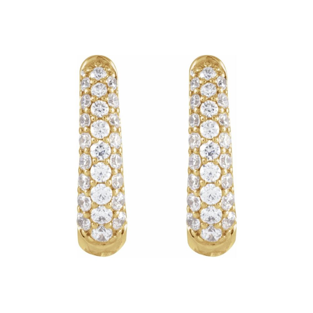 Sasha Lab Grown Diamond Hoop Earrings