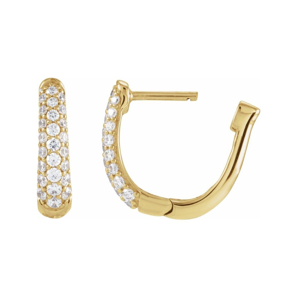 Sasha Lab Grown Diamond Hoop Earrings