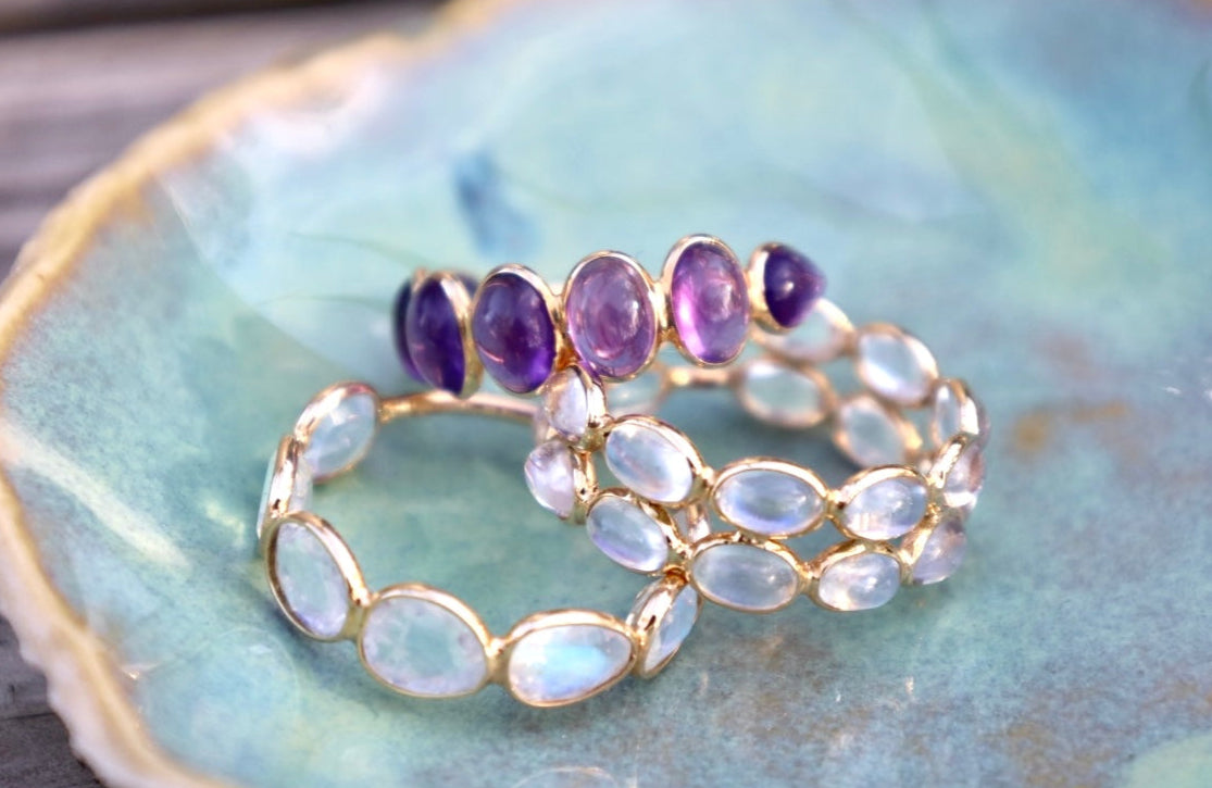 Amethyst Drops of Color Band