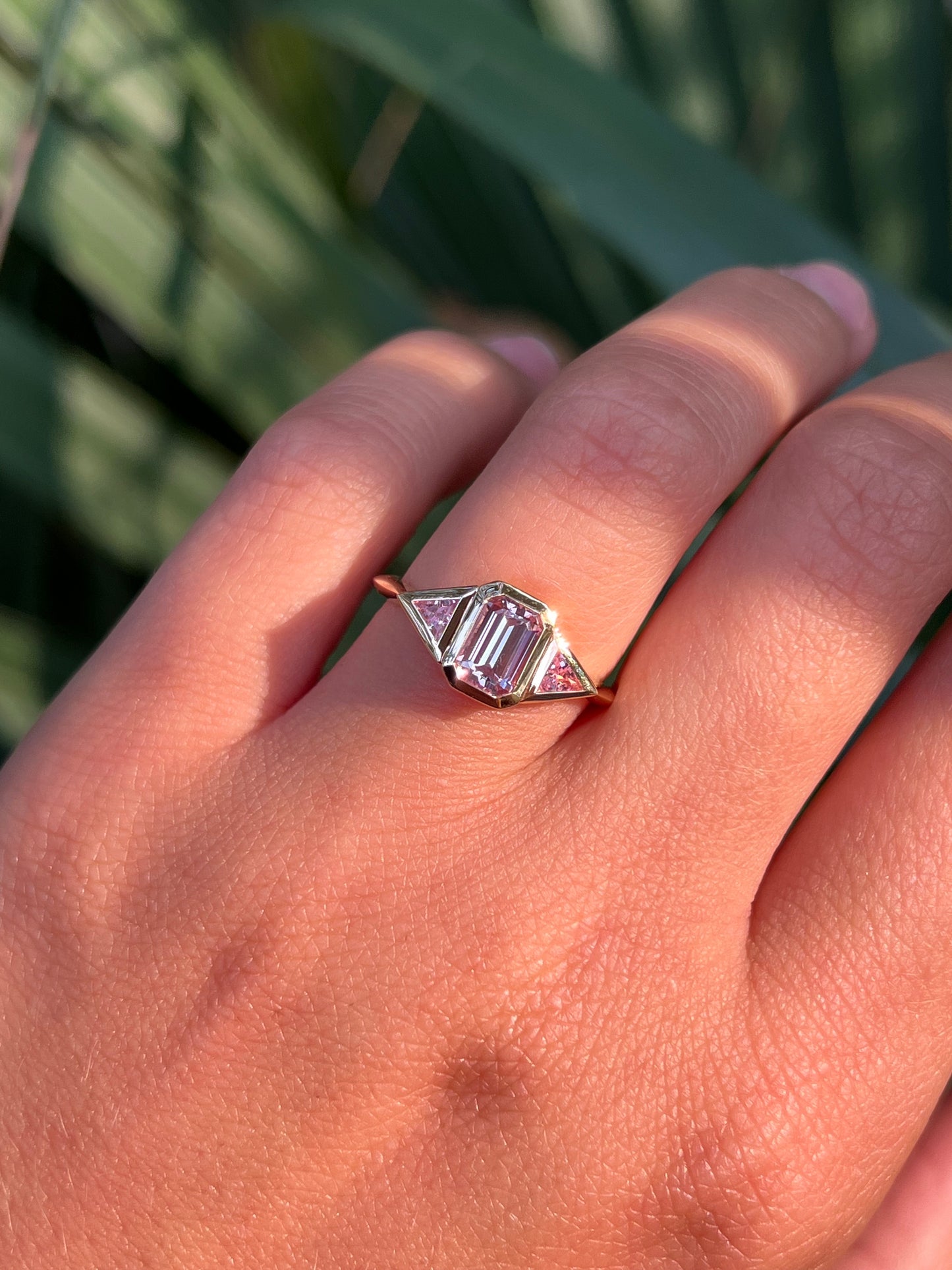 Light Pink Sapphire Ring