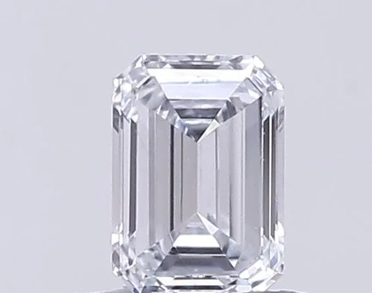 0.55ct Emerald Lab Grown Diamond (Colour H, Clarity VS1, IGI Certified)