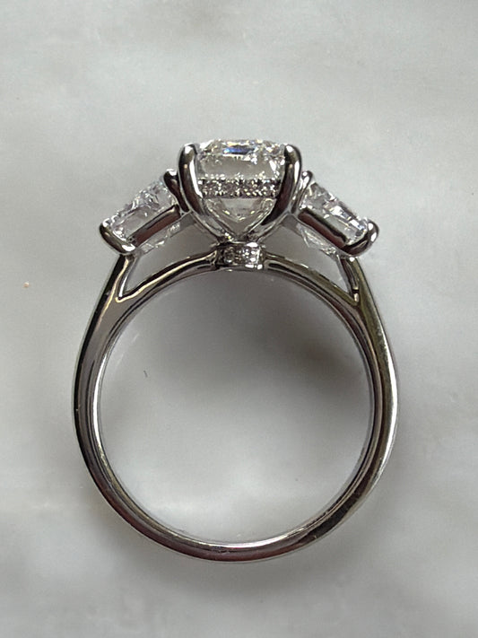 Three Stone Diamond Engagement Ring