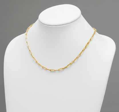 Gold Paperclip Chain