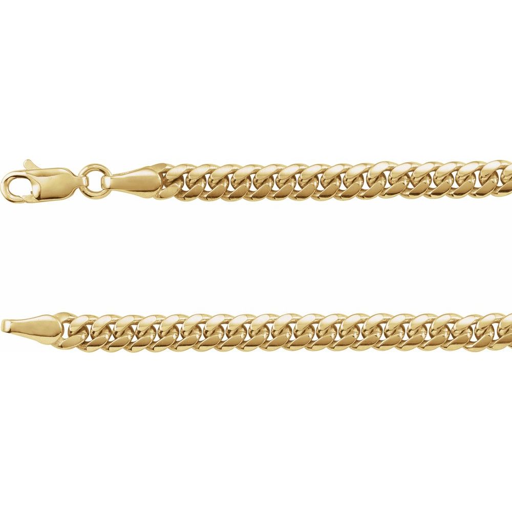 14K Yellow Gold Curb Link Chain