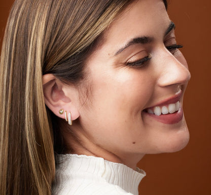 Sasha Lab Grown Diamond Hoop Earrings