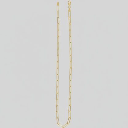 Gold Paperclip Chain