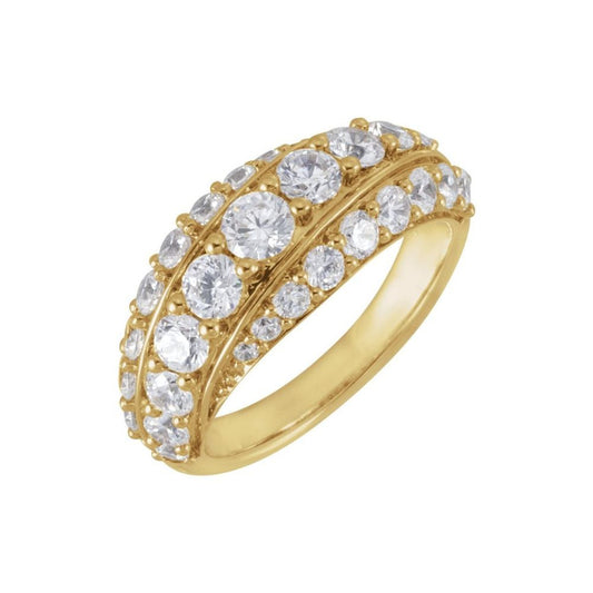 Riley Twisted Lab Grown Diamond Ring