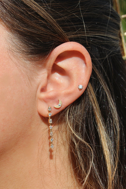 Estelle Lab Grown Diamond Drop Earrings