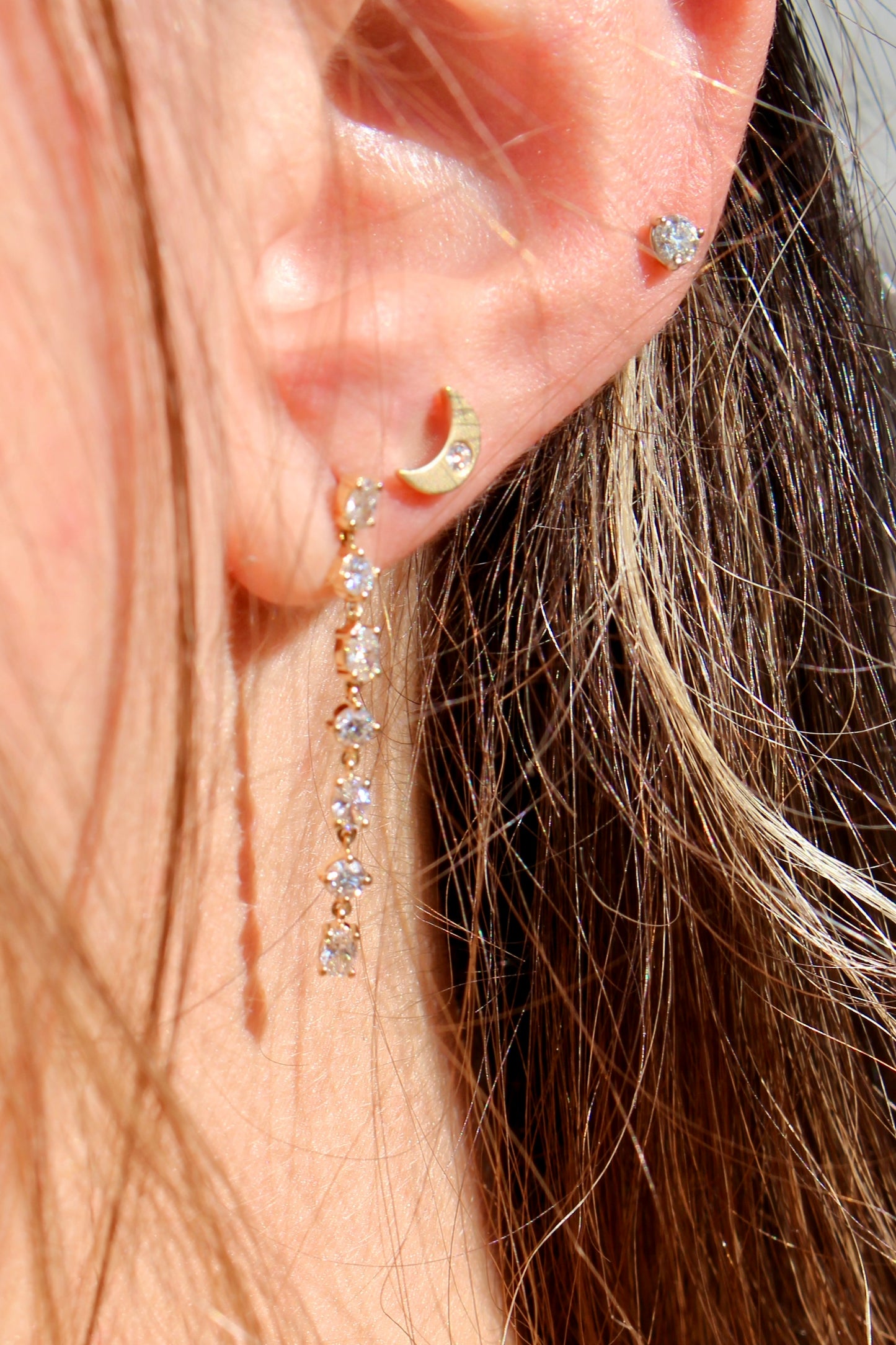 Estelle Lab Grown Diamond Drop Earrings