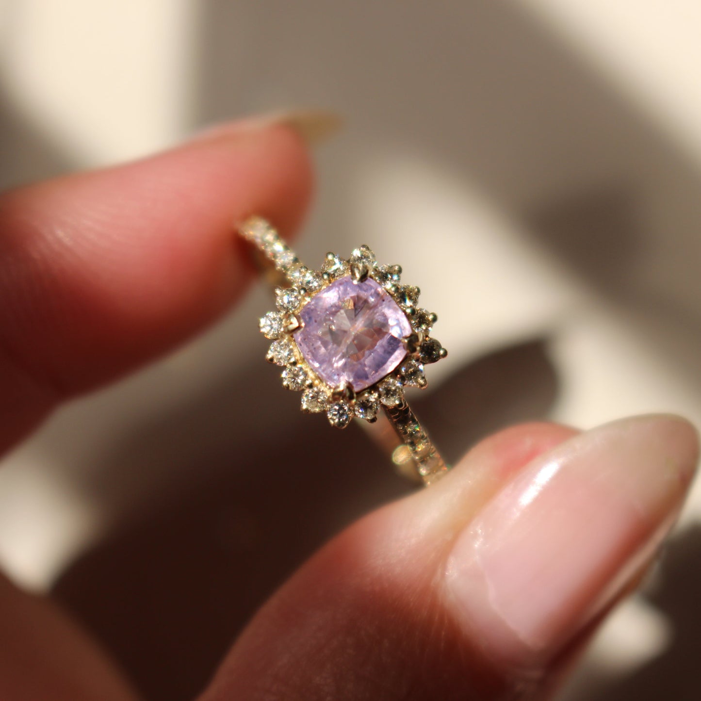 Miley Purple Sapphire Ring