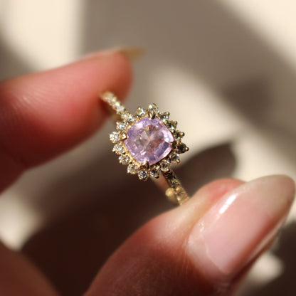 Miley Purple Sapphire Ring