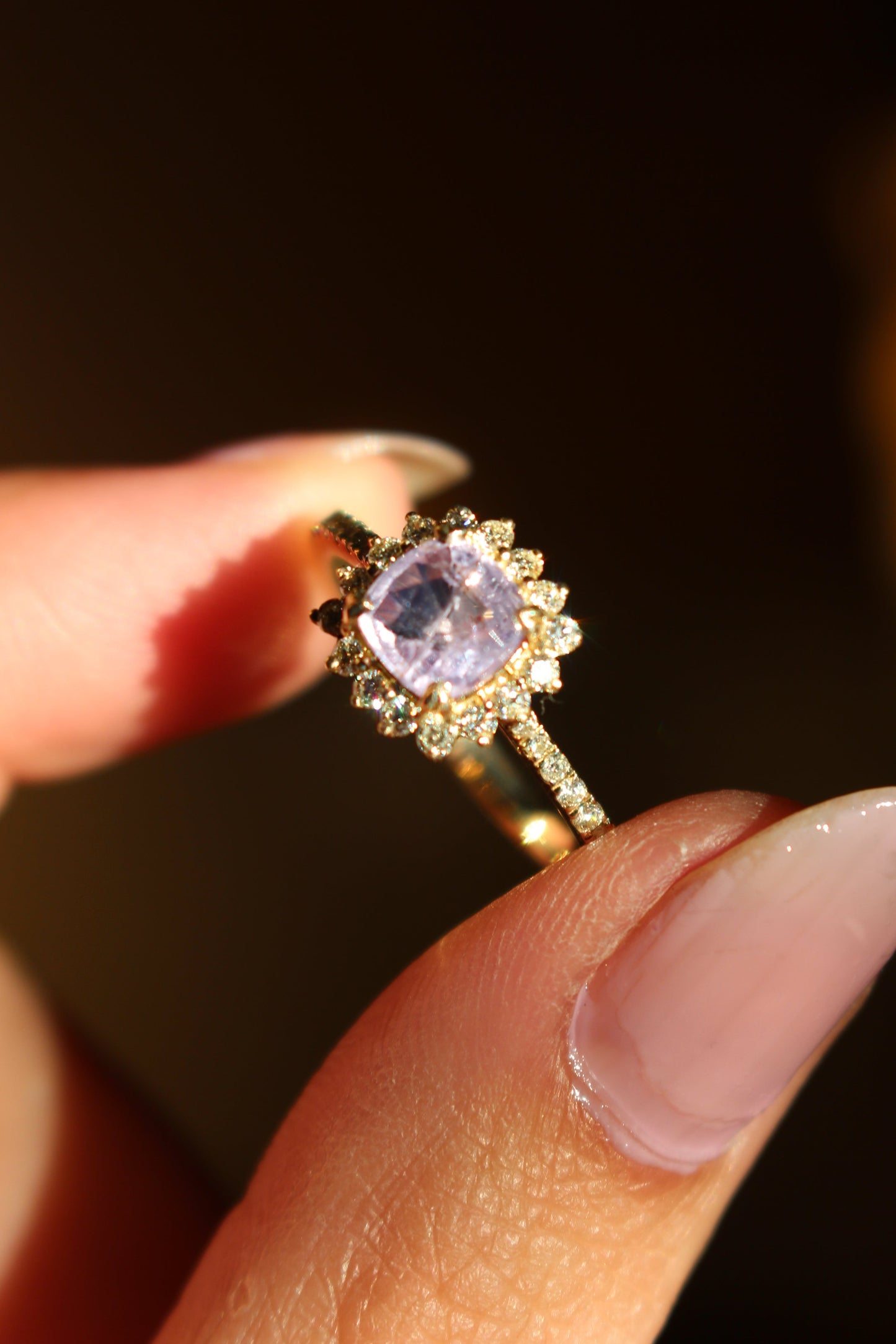 Miley Purple Sapphire Ring