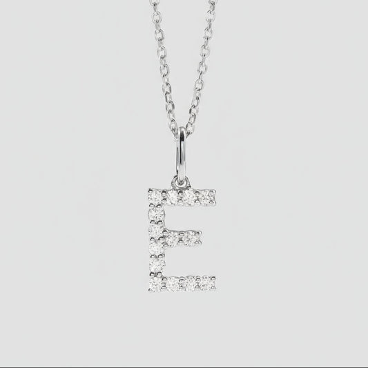 Lab Grown Diamond Initial Pendant
