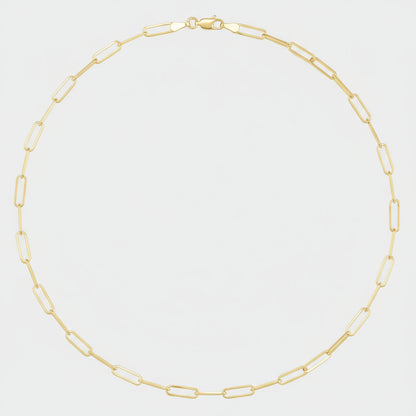 Gold Paperclip Chain