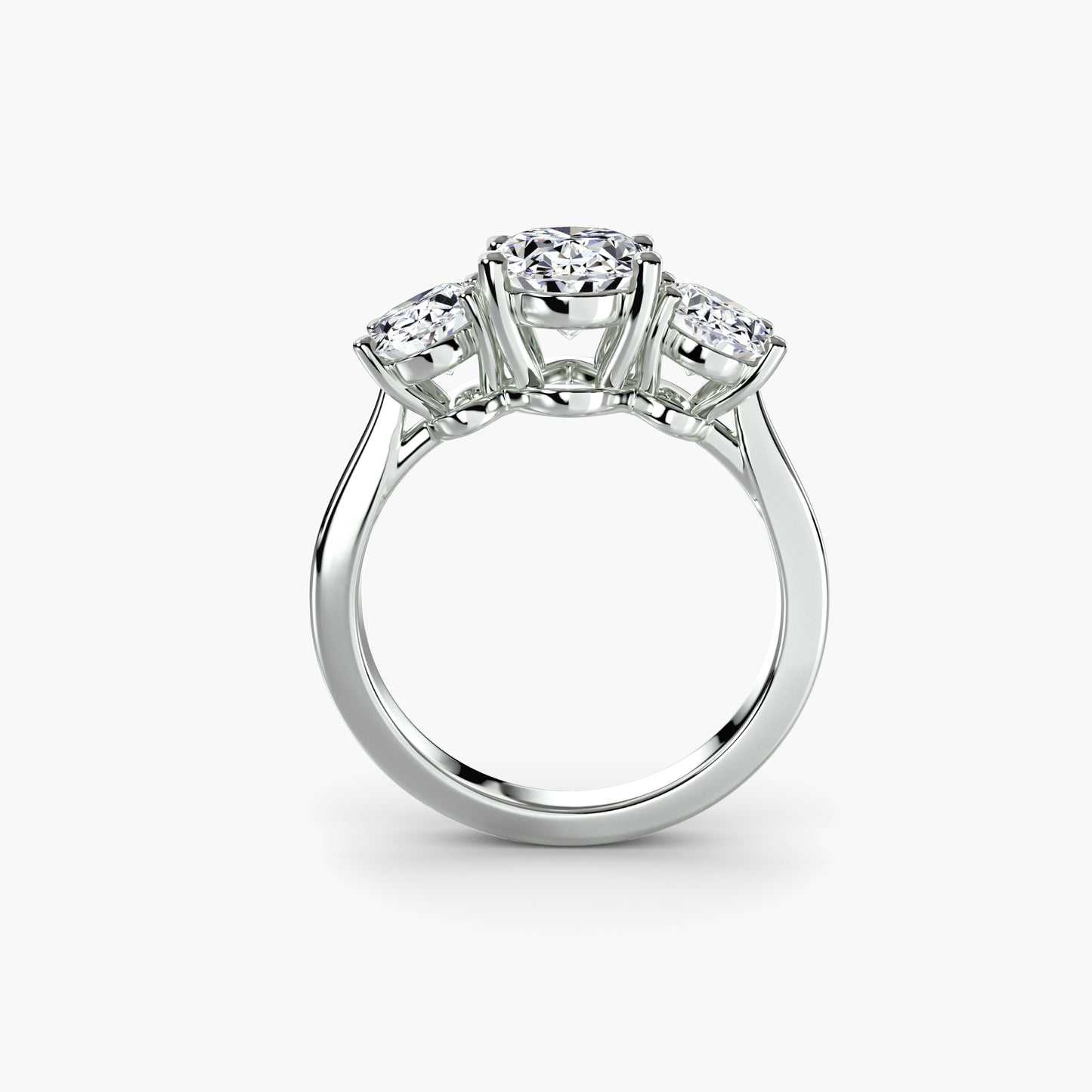 Ophelia Trilogy Oval Engagement Ring