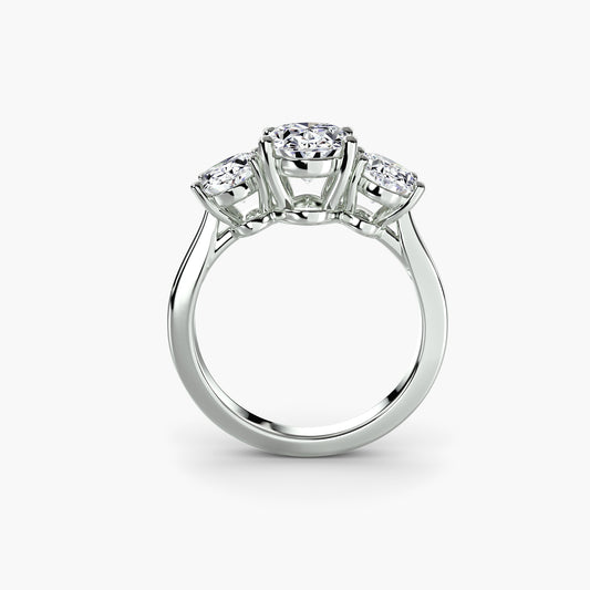 Ophelia Trilogy Oval Engagement Ring