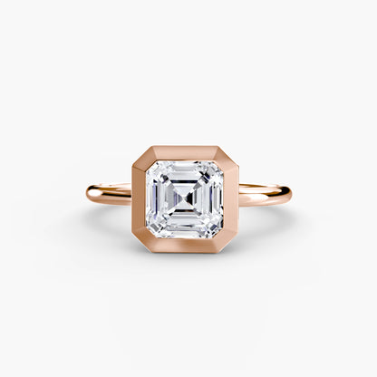 Zoey Bezel Set Solitaire Ring