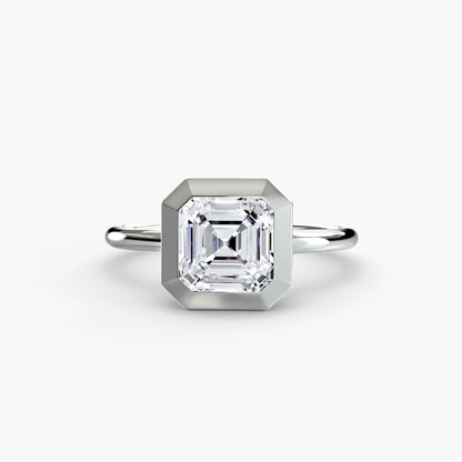 Zoey Bezel Set Solitaire Ring