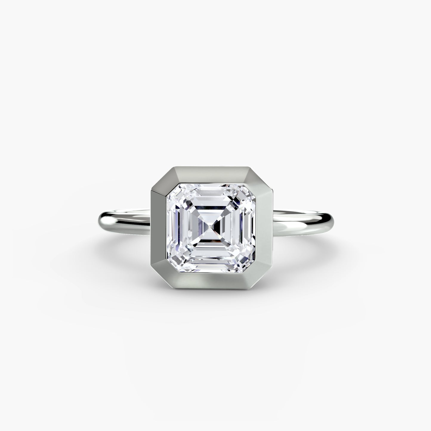 Zoey Bezel Set Solitaire Ring