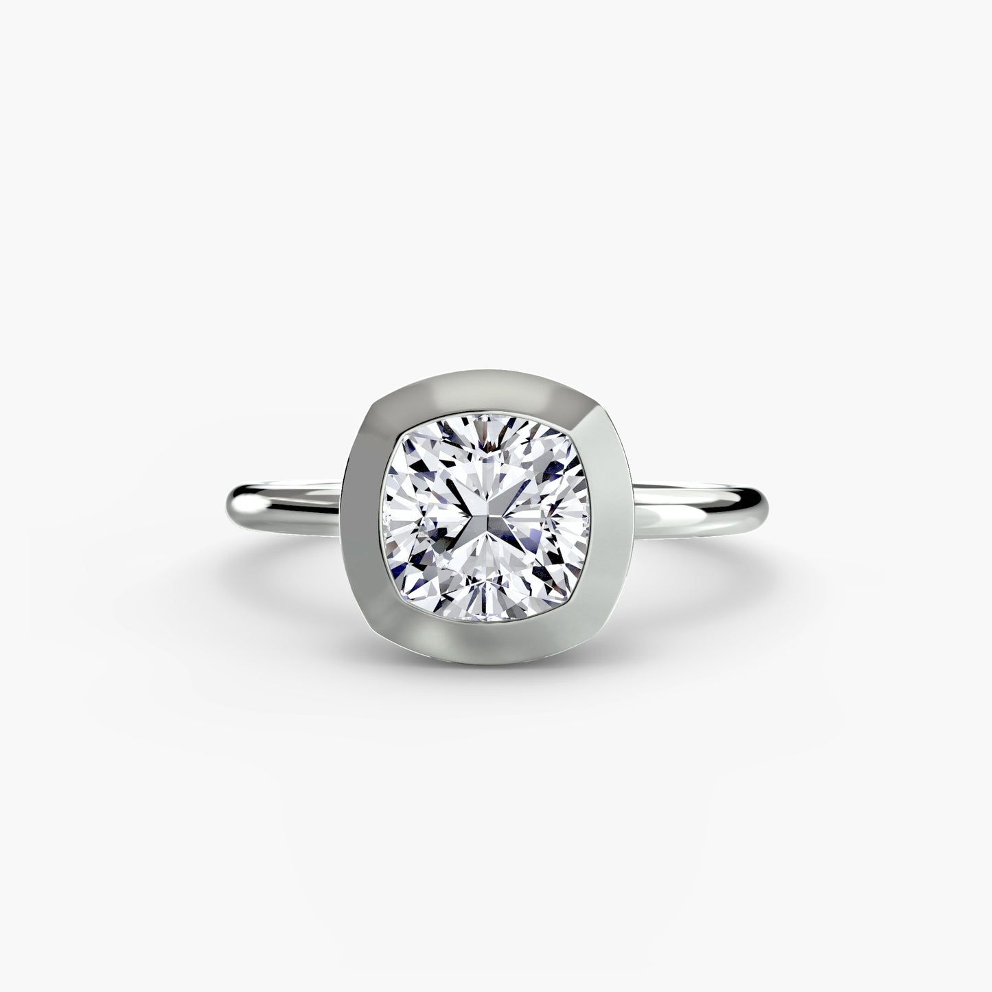 Zoey Bezel Set Solitaire Ring