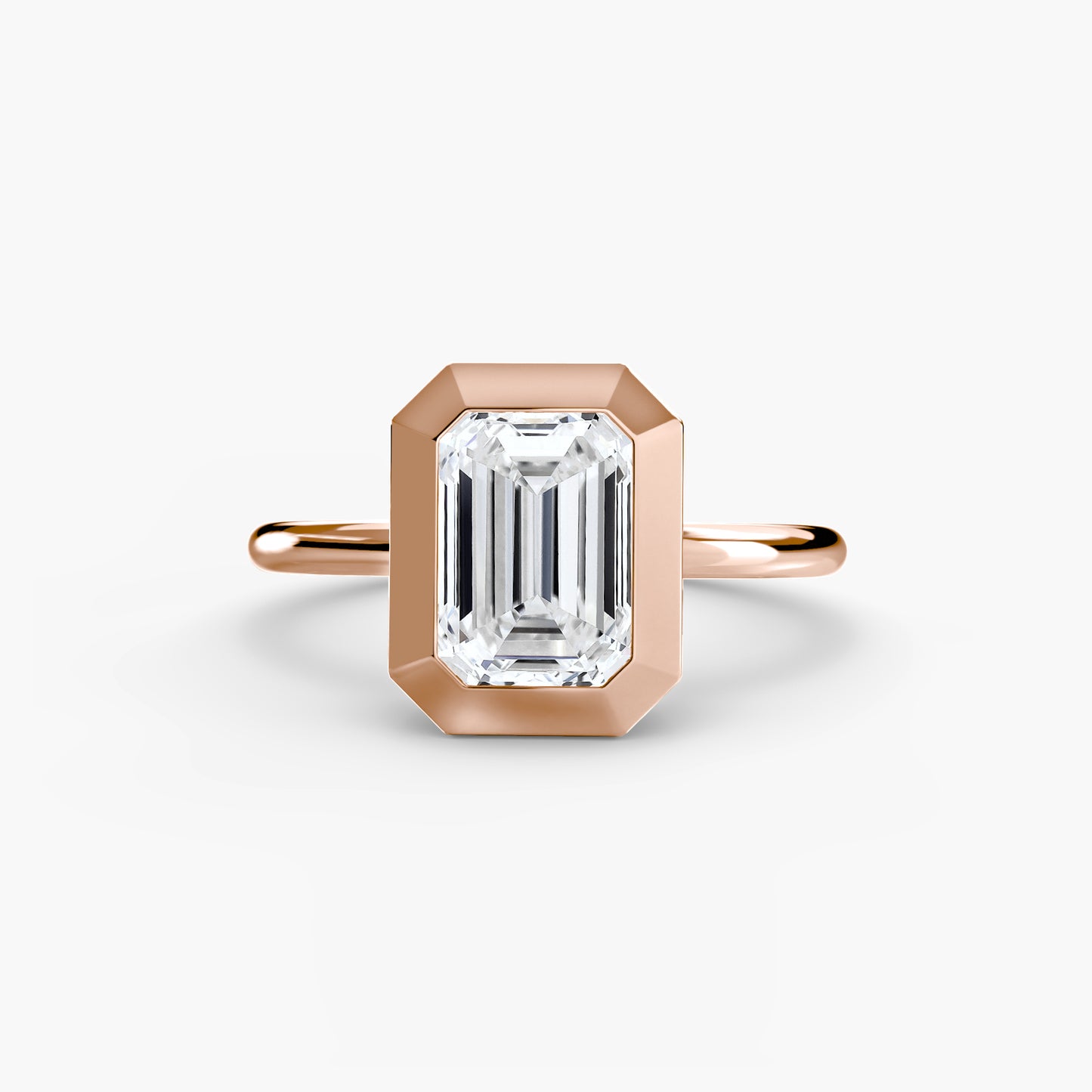 Zoey Bezel Set Solitaire Ring