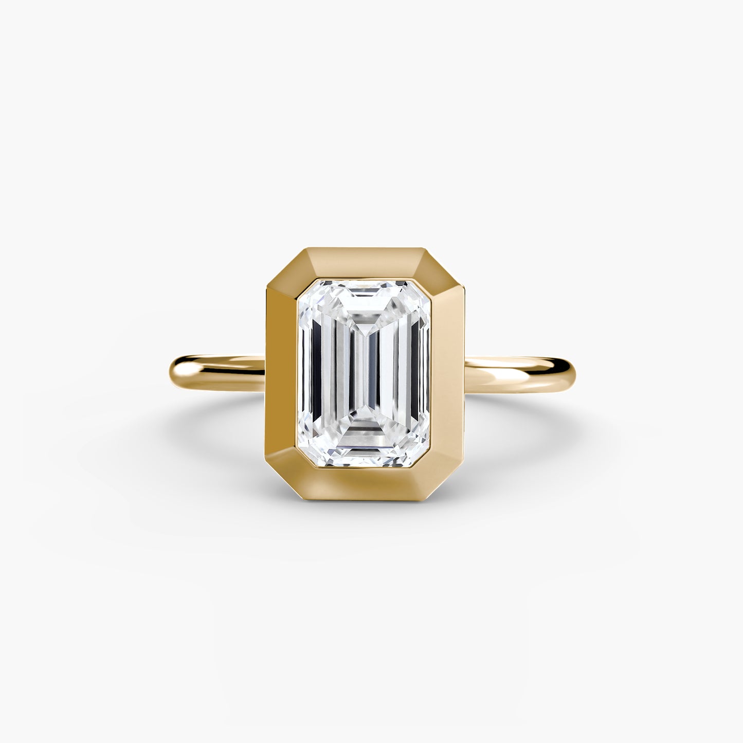 Zoey Bezel Set Solitaire Ring