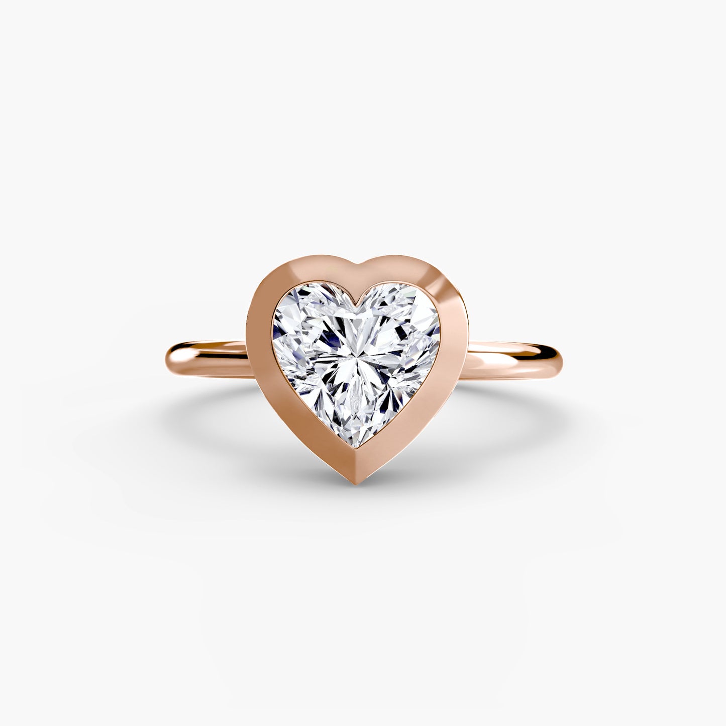 Zoey Bezel Set Solitaire Ring