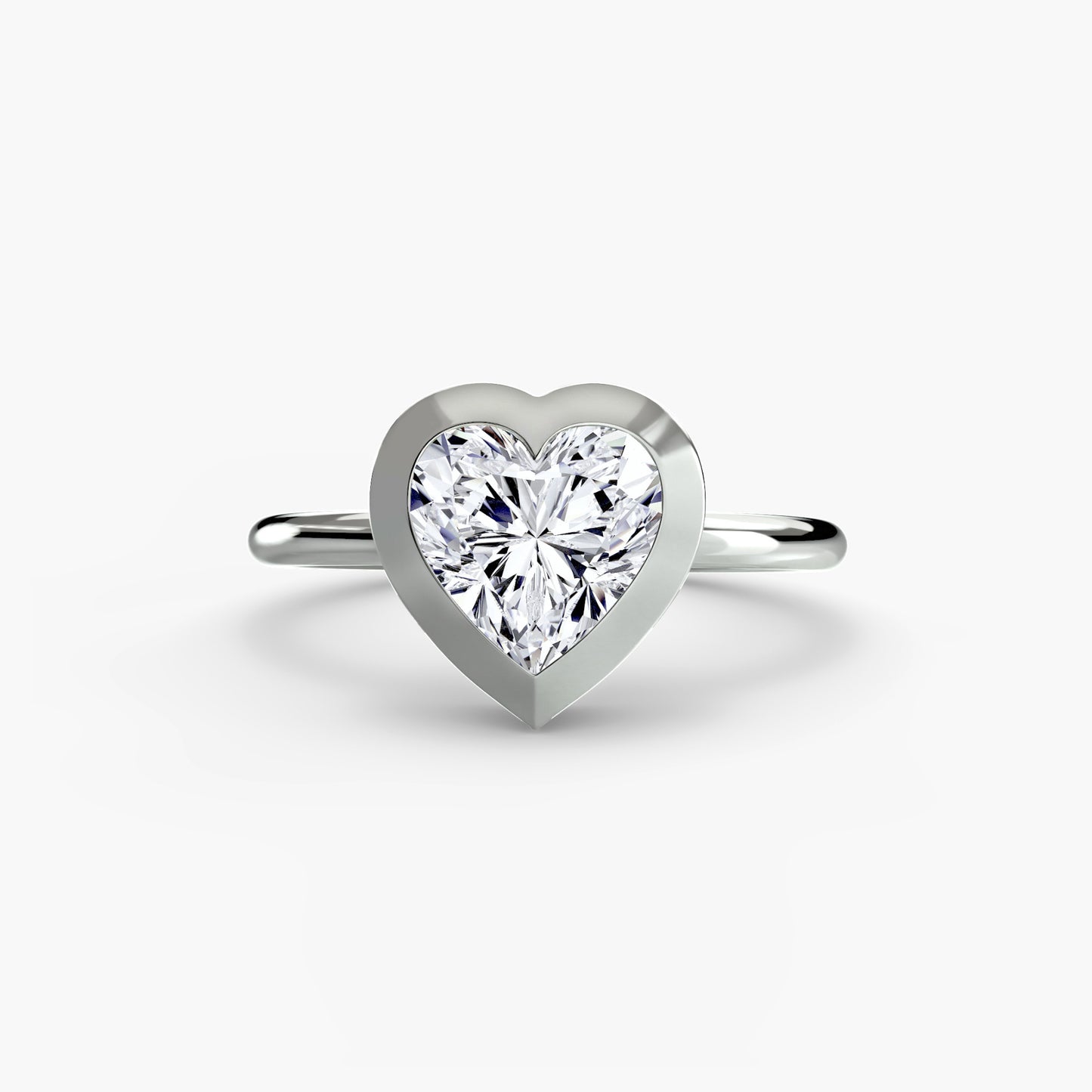 Zoey Bezel Set Solitaire Ring