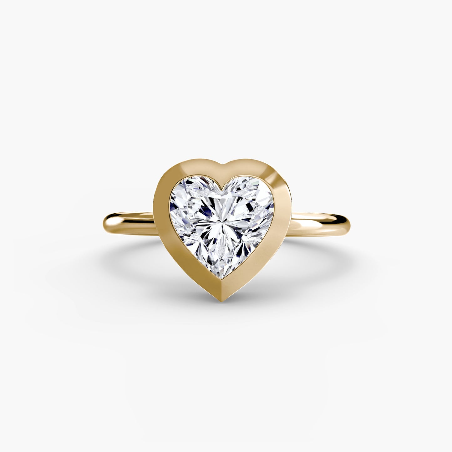 Zoey Bezel Set Solitaire Ring