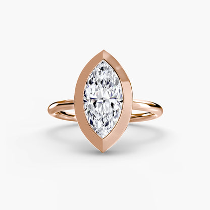 Zoey Bezel Set Solitaire Ring