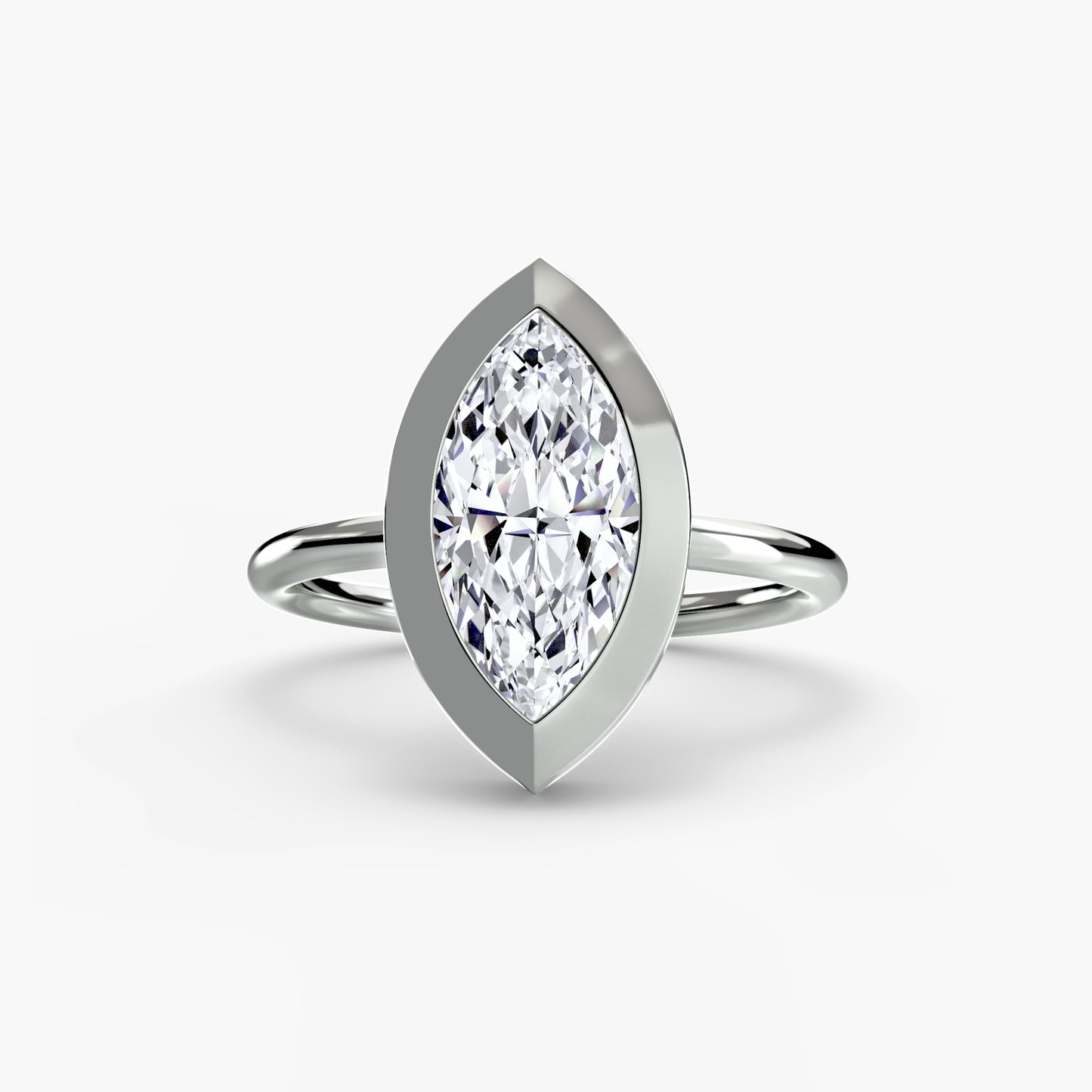 Zoey Bezel Set Solitaire Ring