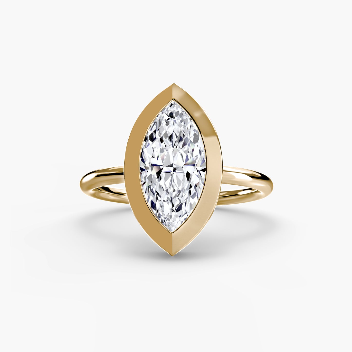 Zoey Bezel Set Solitaire Ring