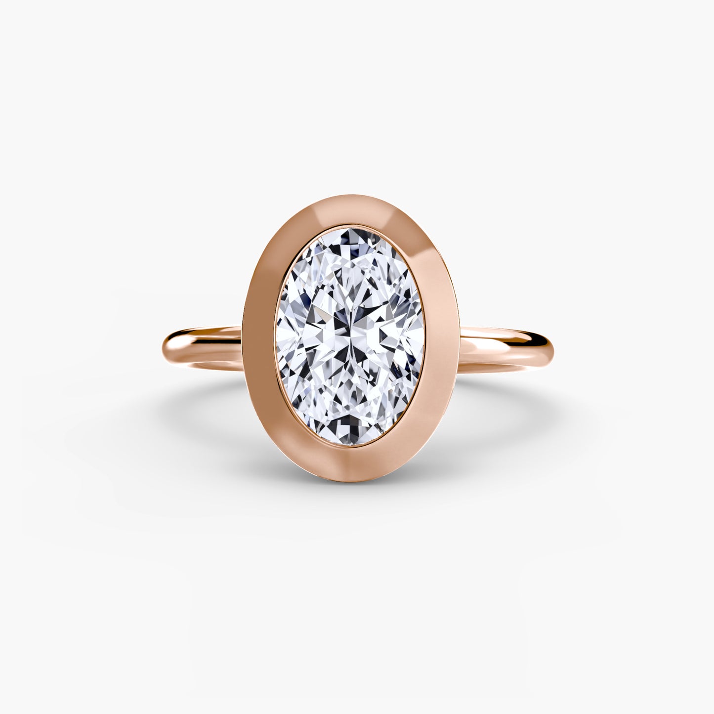 Zoey Bezel Set Solitaire Ring