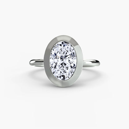 Zoey Bezel Set Solitaire Ring
