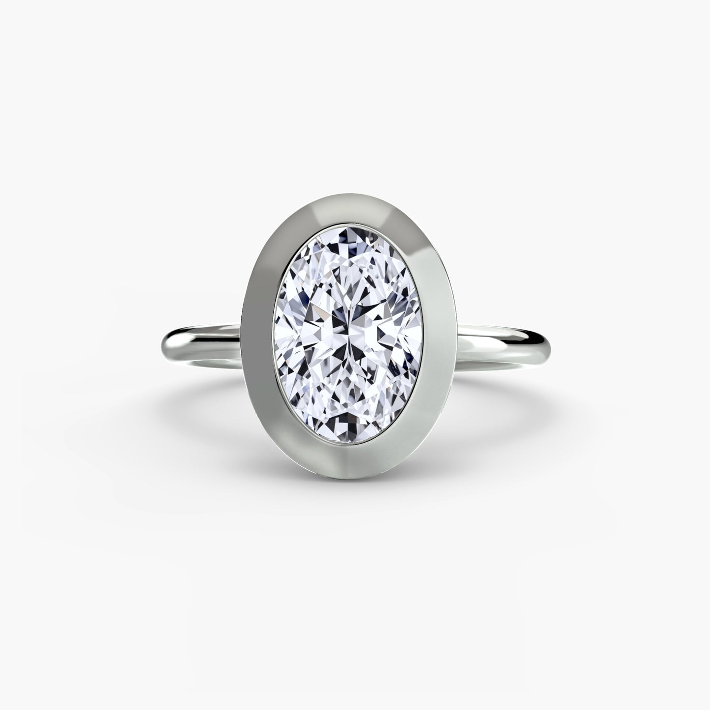 Zoey Bezel Set Solitaire Ring