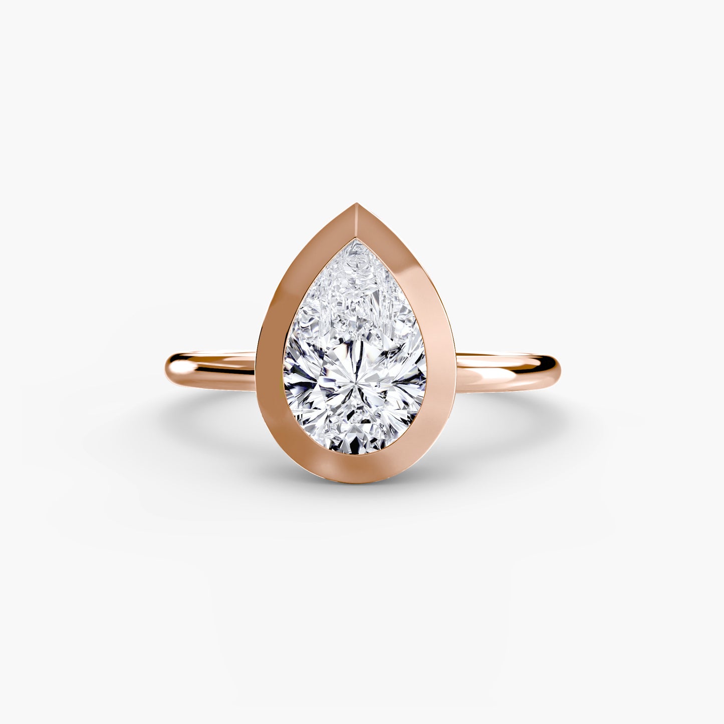 Zoey Bezel Set Solitaire Ring