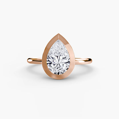 Zoey Bezel Set Solitaire Ring
