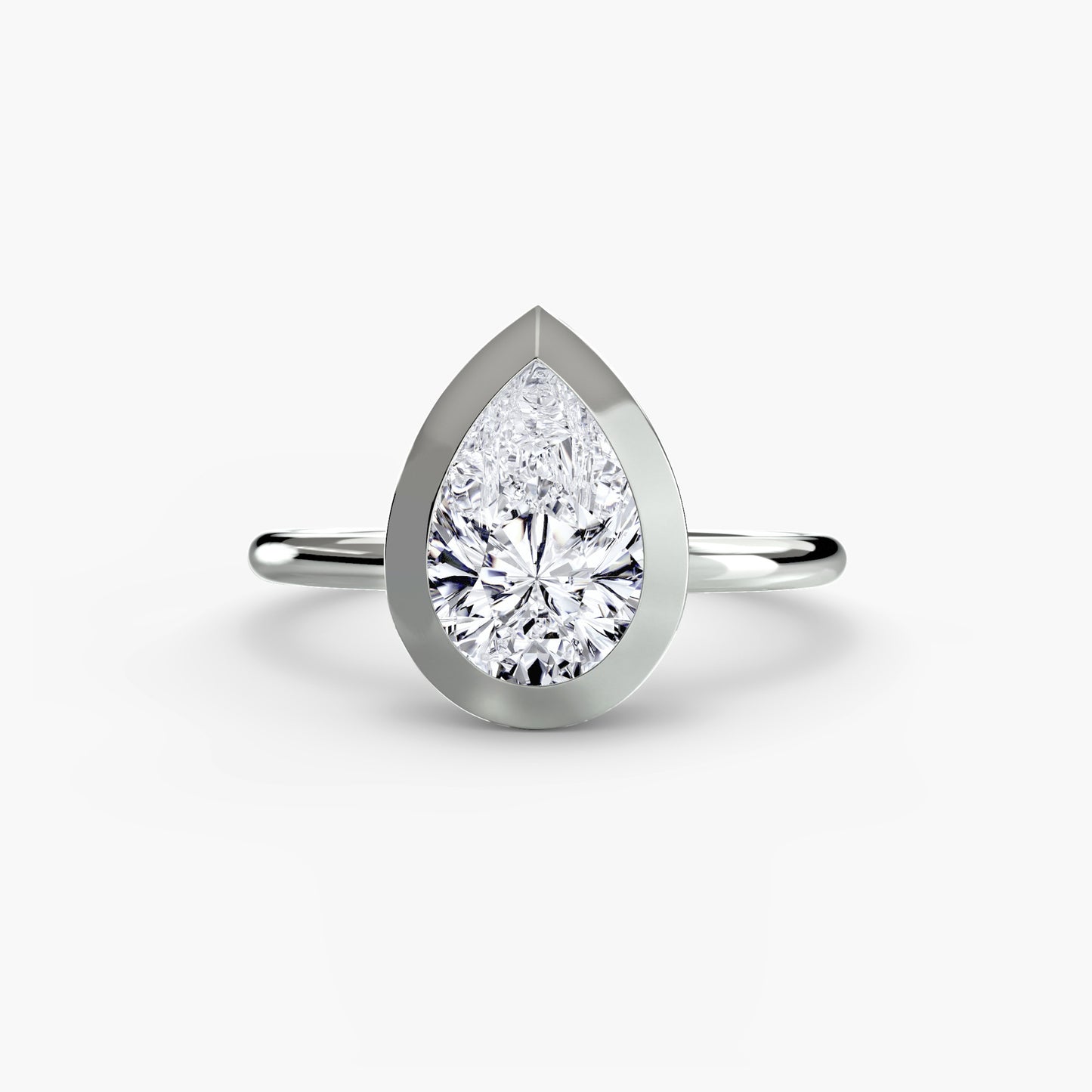 Zoey Bezel Set Solitaire Ring