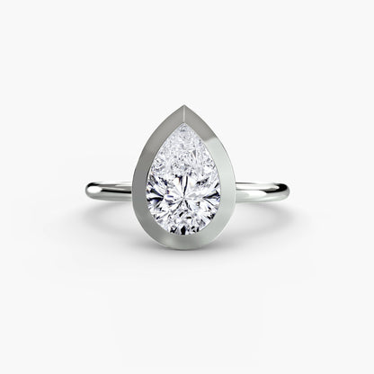 Zoey Bezel Set Solitaire Ring