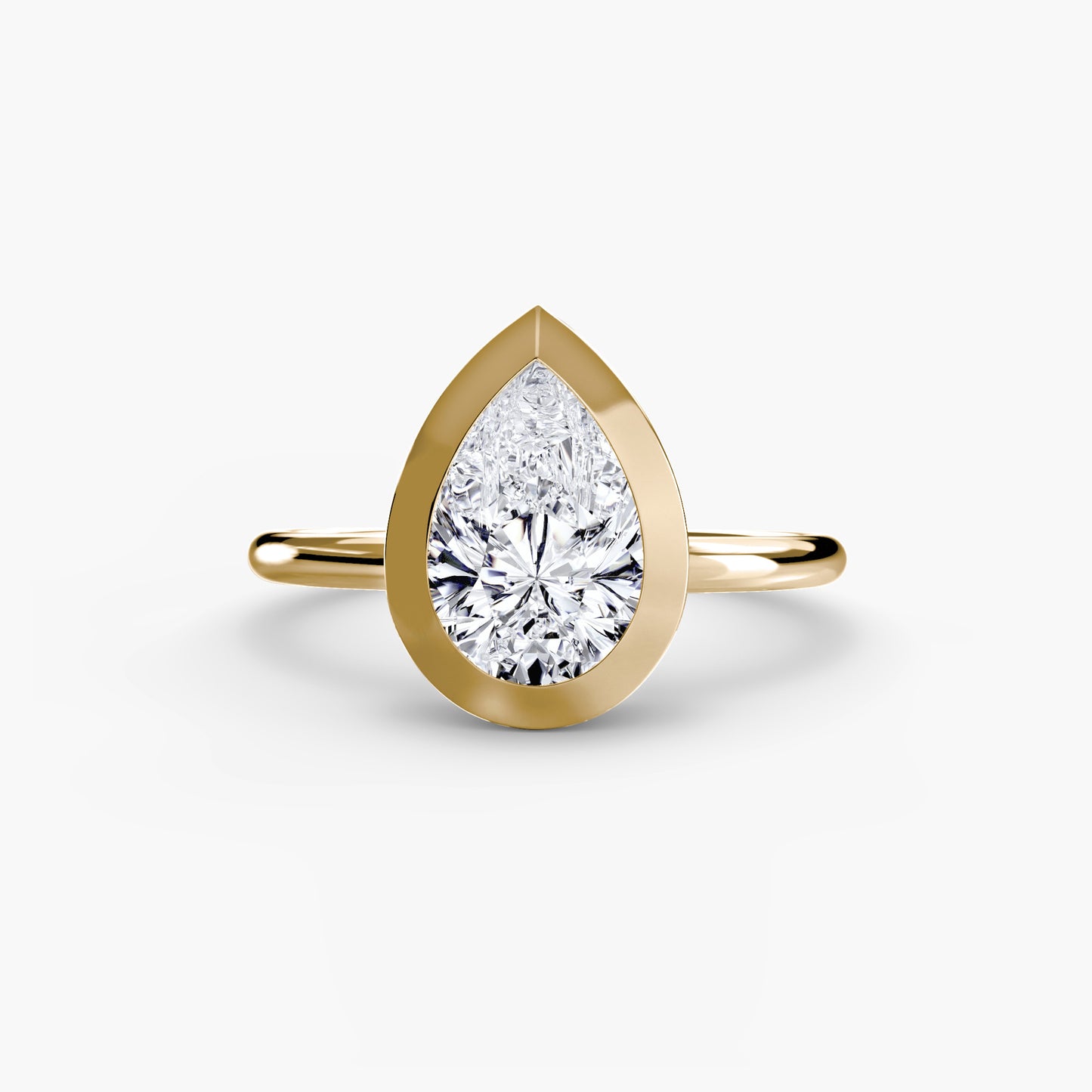Zoey Bezel Set Solitaire Ring