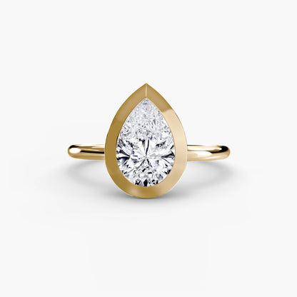 Zoey Bezel Set Solitaire Ring