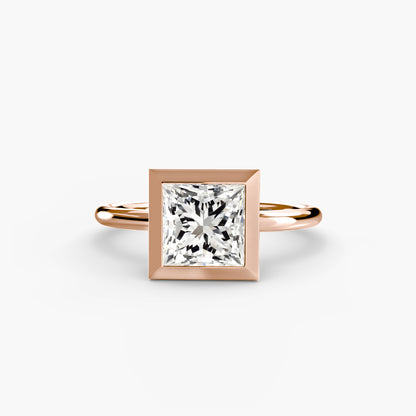 Zoey Bezel Set Solitaire Ring