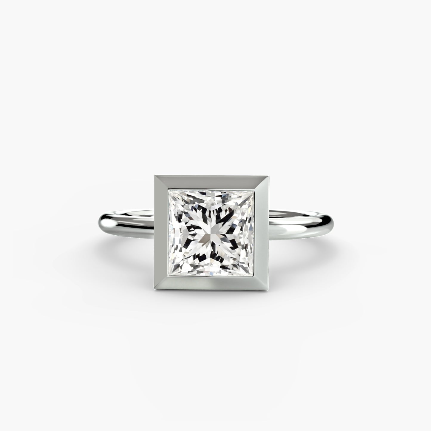 Zoey Bezel Set Solitaire Ring
