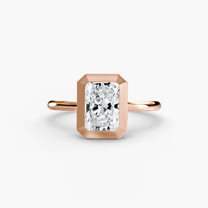 Zoey Bezel Set Solitaire Ring