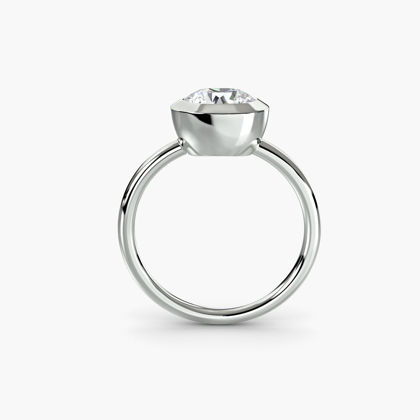 Zoey Bezel Set Solitaire Ring