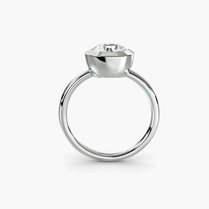 Zoey Bezel Set Solitaire Ring