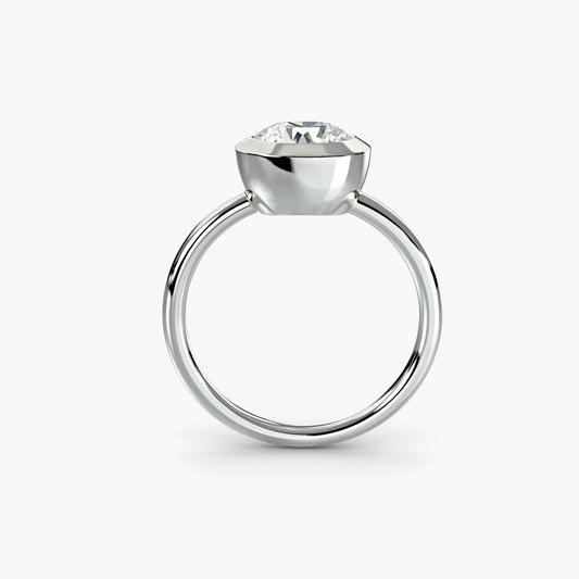 Zoey Bezel Set Solitaire Ring